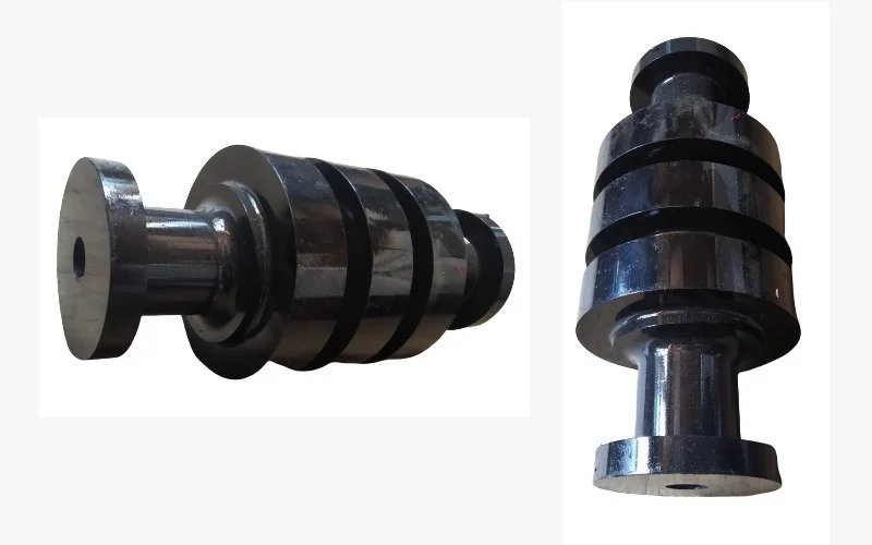 A high-performance Railway Components solution, this stiffer cam shaft features a blackened finish and is designed as a critical Control Arm auxiliary component for engine timing and mechanical reliability.