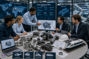 Global Precision Engineering collaboration supporting advanced industrial manufacturing across multiple sectors.