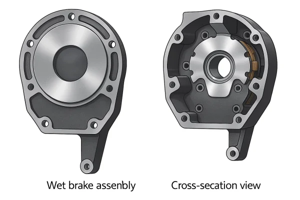 wet brake